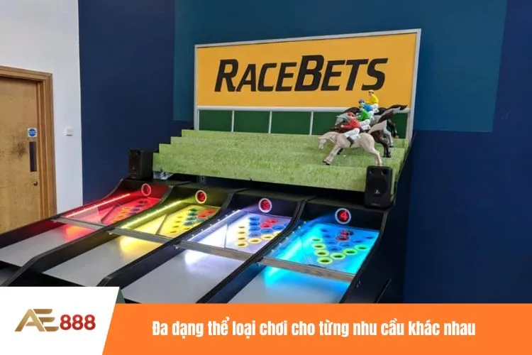Đa dạng thể loại chơi cho từng nhu cầu khác nhau