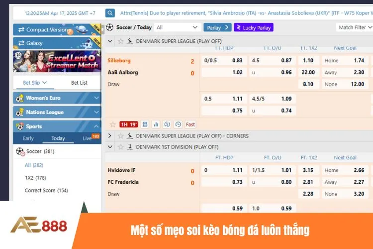Một số mẹo soi kèo bóng đá luôn thắng