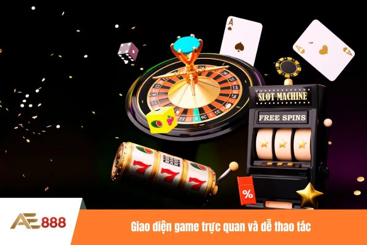 Giao diện game trực quan và dễ thao tác