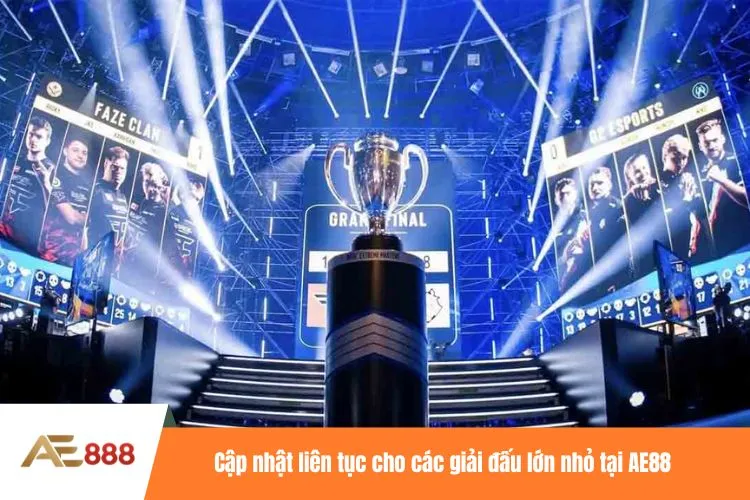 Cập nhật liên tục cho các giải đấu lớn nhỏ tại AE88