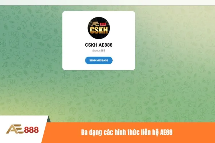 Đa dạng các hình thức liên hệ AE88